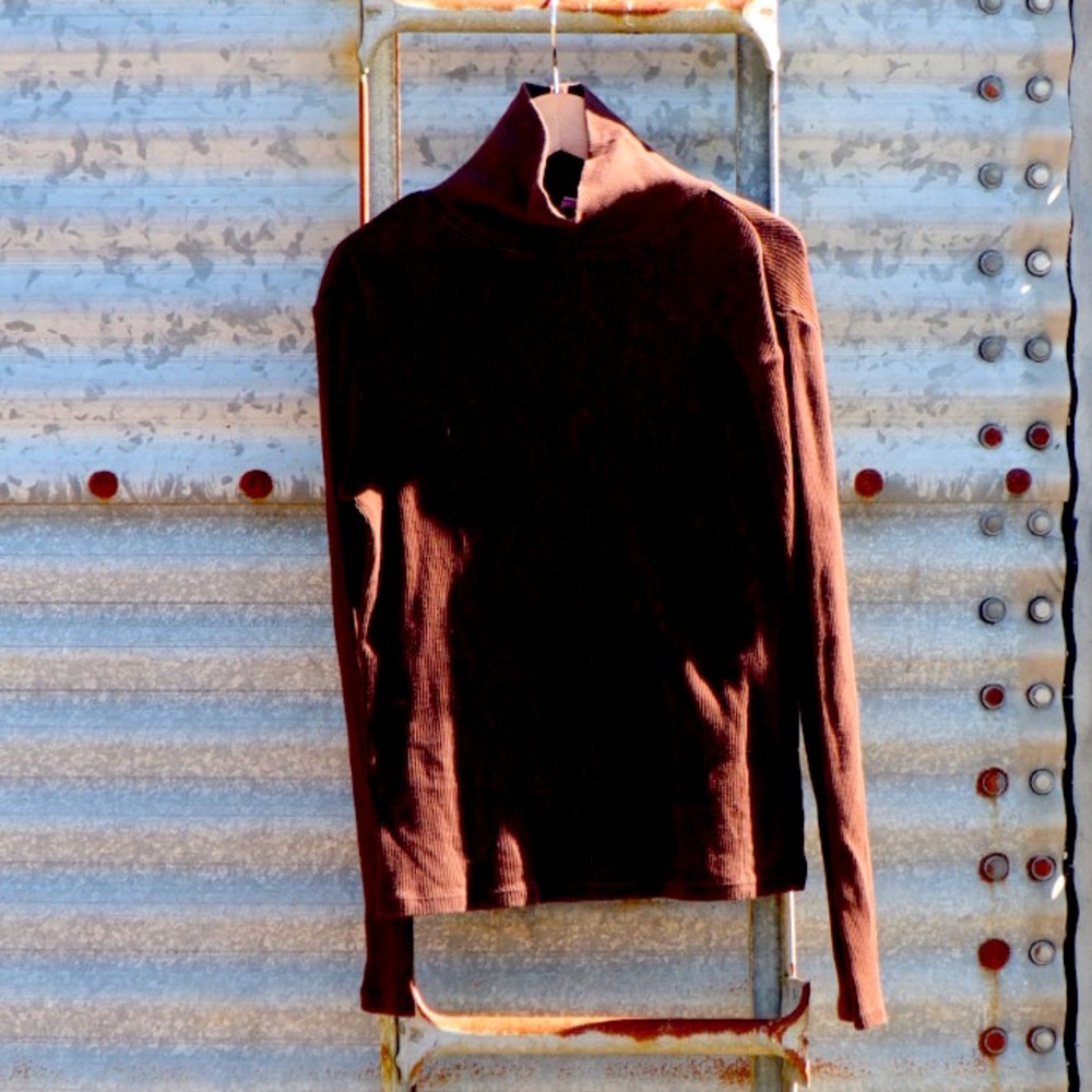 Copper Key Brown Turtleneck